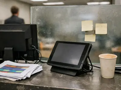 Company lobby or reception area