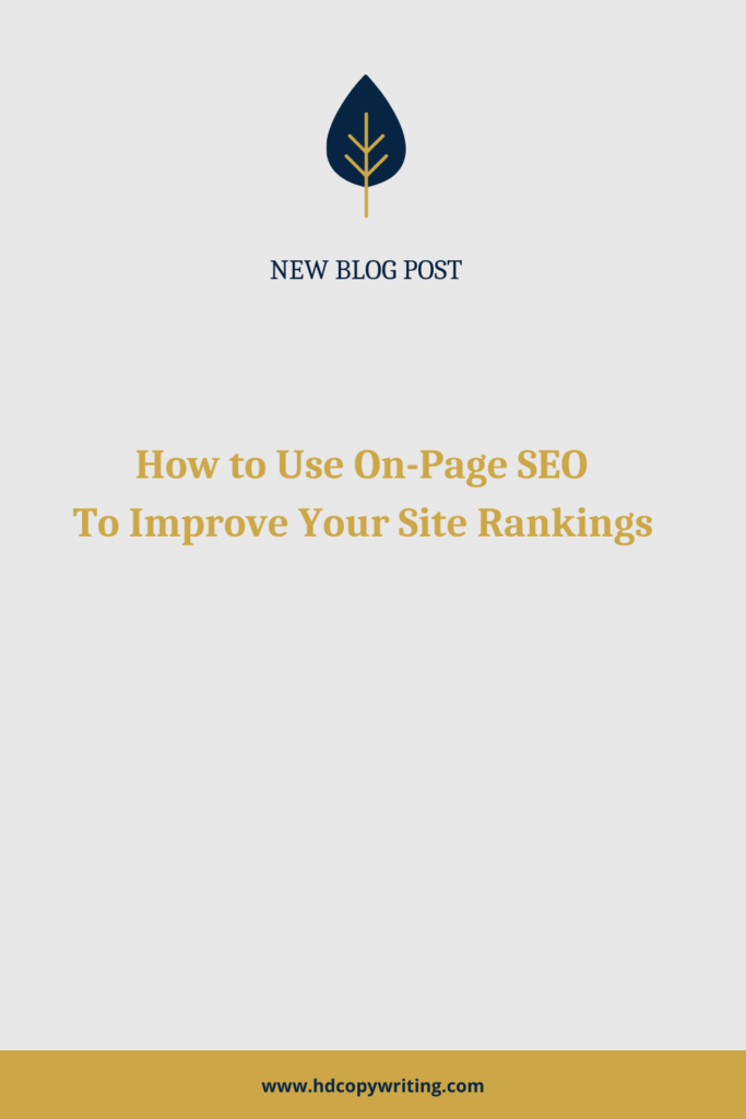 on-page SEO best practices